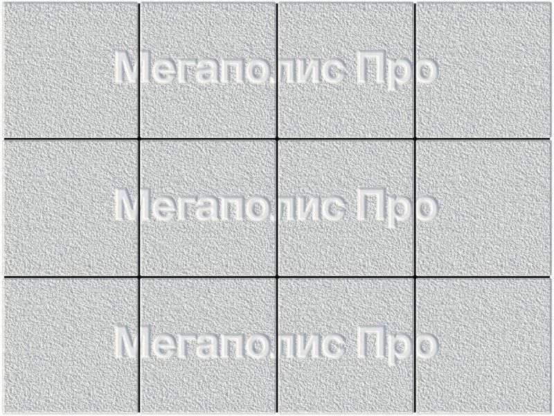 Тротуарные плиты Выбор Квадрат Б.1.К.6 300х300х60 мм Гранит Белый фото 4