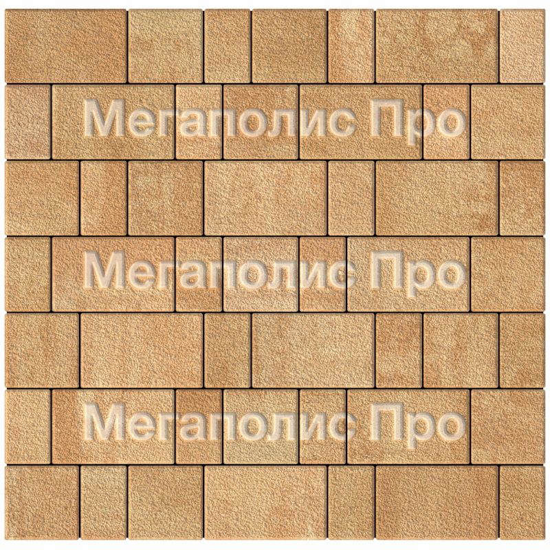 Тротуарная плитка Выбор Старый город Листопад 1Ф.8 Гранит 80 мм. Сахара фото 3