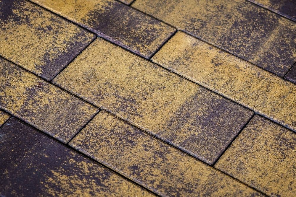 Тротуарная плитка Выбор Паркет мультиформатный Б.9.Псм.8 80 мм Листопад Янтарь фото 2