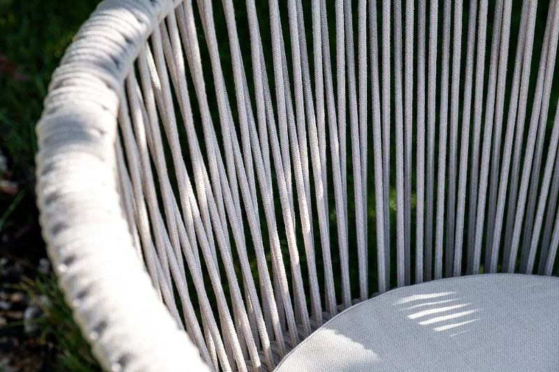 Обеденная группа Фоджа 4SIS из роупа (веревки), цвет бежевый фото 5