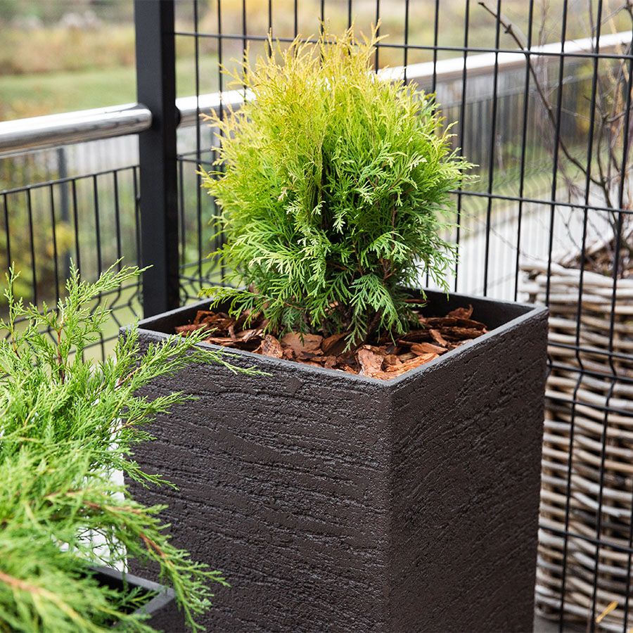 Кашпо Concretika Овал D30 H41 Erosia фото 4