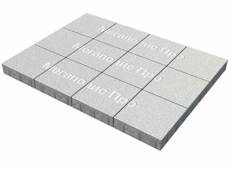 Тротуарные плиты Выбор Квадрум В.1.К.10 300х300х100 мм Стоунмикс Белый фото 3