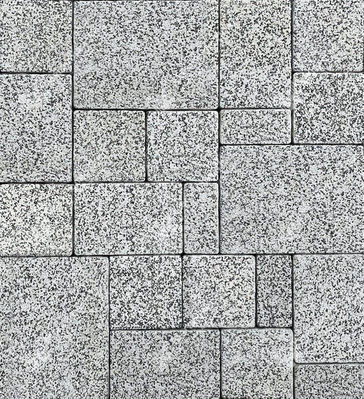 Тротуарная плитка Выбор Мюнхен Б.2. Фсм.6 60 мм Стоунмикс Бело-черный фото 4