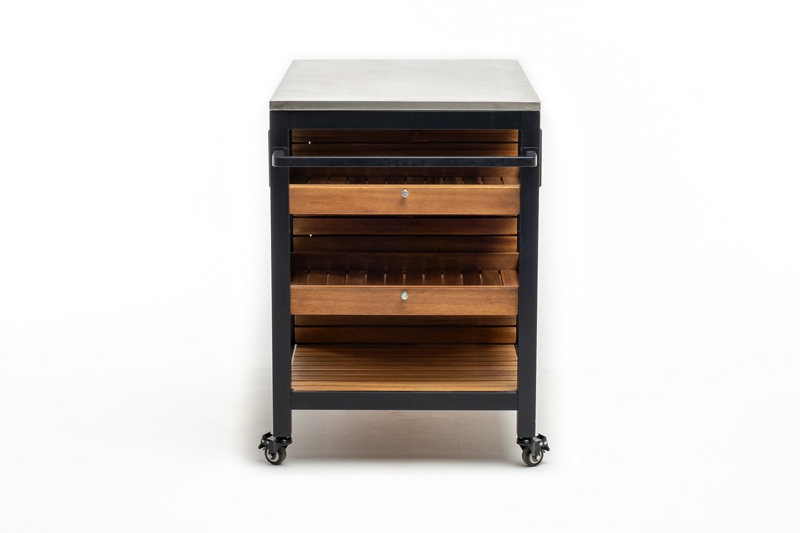 Стол сервировочный NOURD столешница нержавеющая сталь Joygarden фото 4