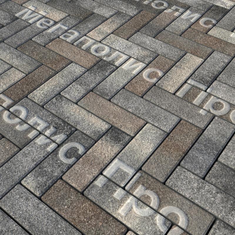 Тротуарная плитка Выбор Паркет Б.4.П.6 Листопад Гранит Старый замок фото 1