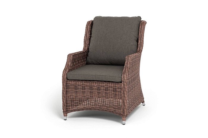 Плетеный Неаполь 4SIS стул из искусственного ротанга, цвет коричневый фото 1