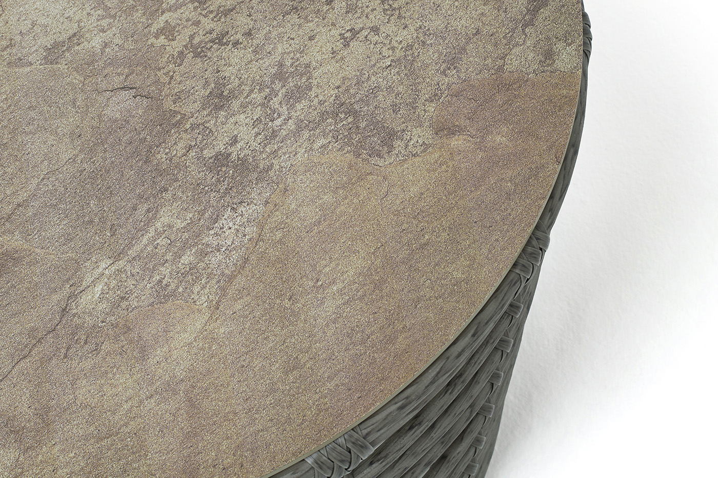 Валенсия журнальный столик из искусственного ротанга, цвет серый фото 6