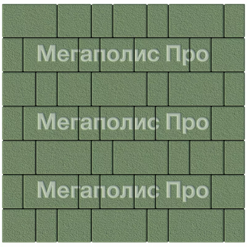 Тротуарная плитка Выбор Старый город А.1.Фсм.4 40 мм. Зеленый Гранит фото 3