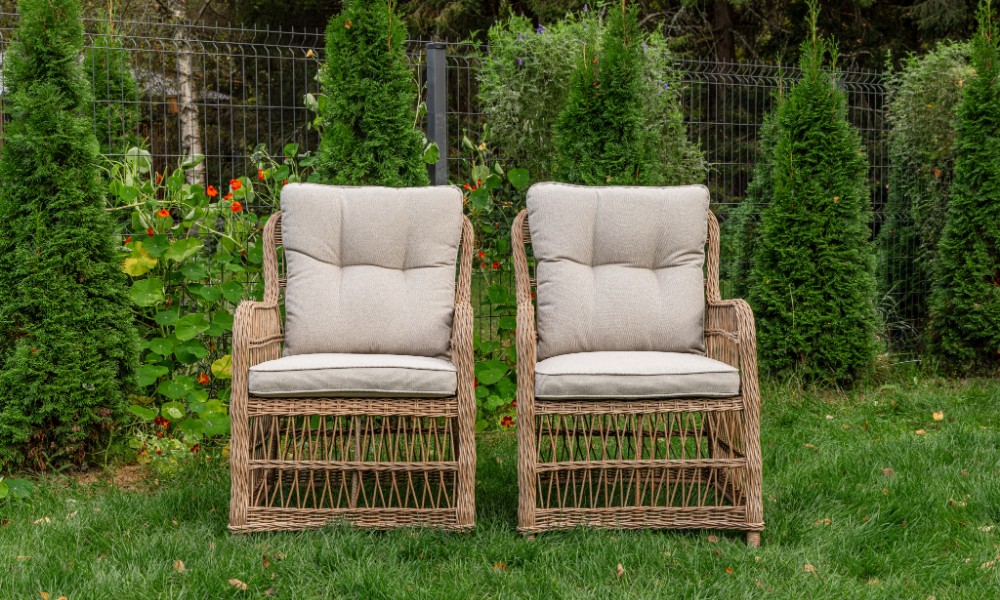 Обеденные кресла Isabella Royal Family из искусственного ротанга, цвет бежевый фото 1