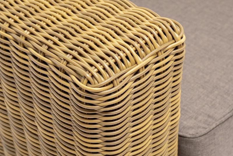 Лаунж-зона Боно 4SIS из искусственного ротанга, цвет соломенный фото 5