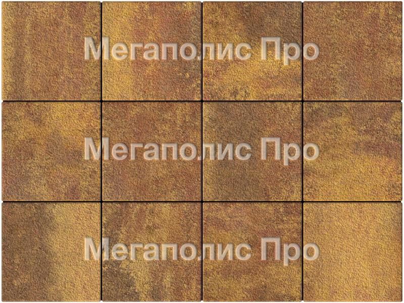 Тротуарные плиты Выбор Квадрат Б.1.К.8 300х300х80 мм Листопад Гранит Осень фото 4