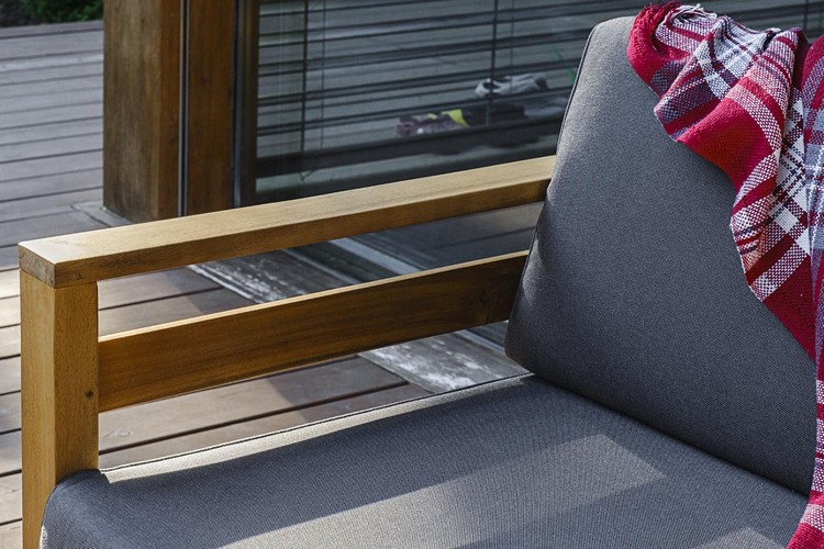 Софа BOOKA 2-х местная с левым подлокотником из акации Joygarden фото 4