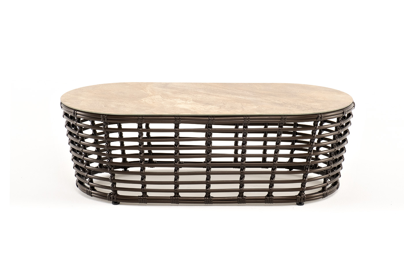 Валенсия журнальный столик из искусственного ротанга, цвет бронзовый фото 2