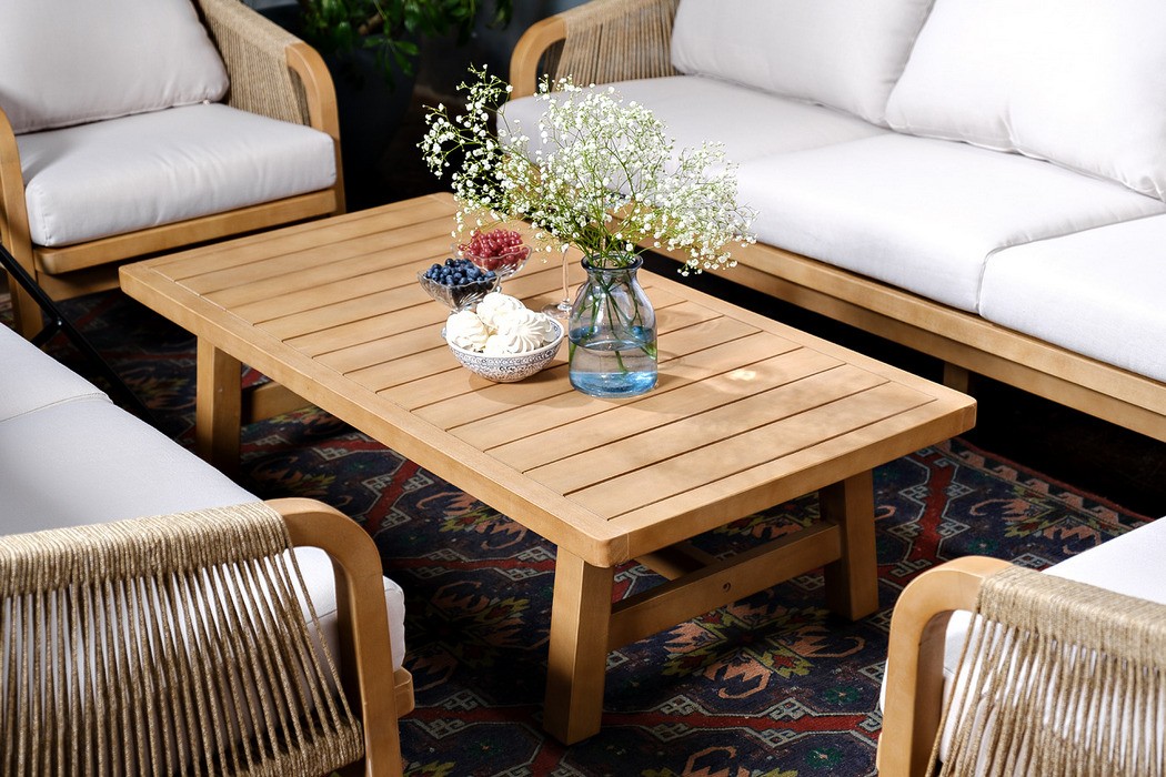 Стол садовый кофейный из акации RIMINI Joygarden фото 3