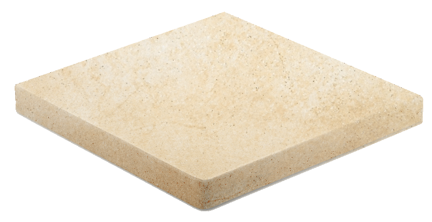 Клинкерная угловая ступень прямоугольная Stroeher Keraplatte Roccia X 920 weizenschnee, 340х340х35х11 мм фото 1