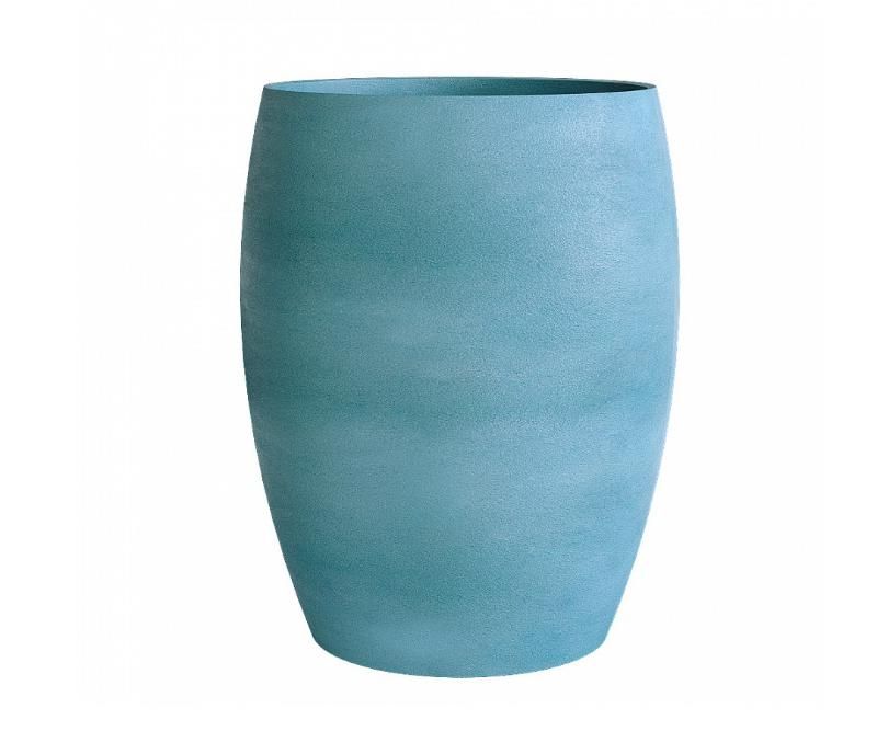 Кашпо Concretika Овал D30 H41 Cloudy Blue фото 1