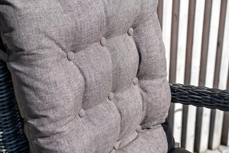 Плетеное кресло Толедо 4SIS из искусственного ротанга, цвет графит фото 6