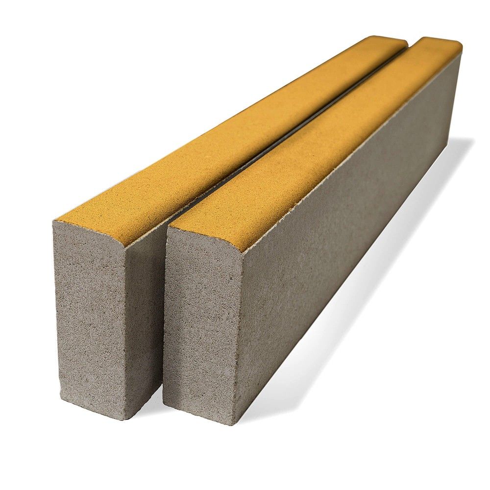 Бордюр садовый Braer 1000х200х80 Желтый фото 1