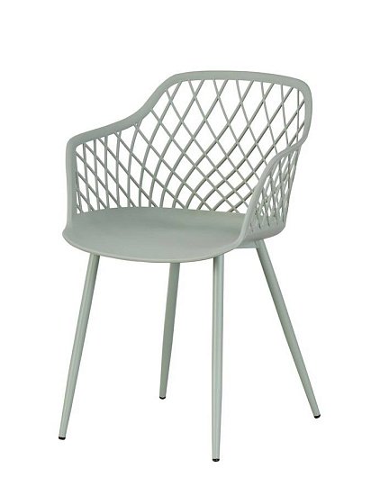 Стул Дайкири 4SIS пластиковый, цвет серо-зеленый фото 1