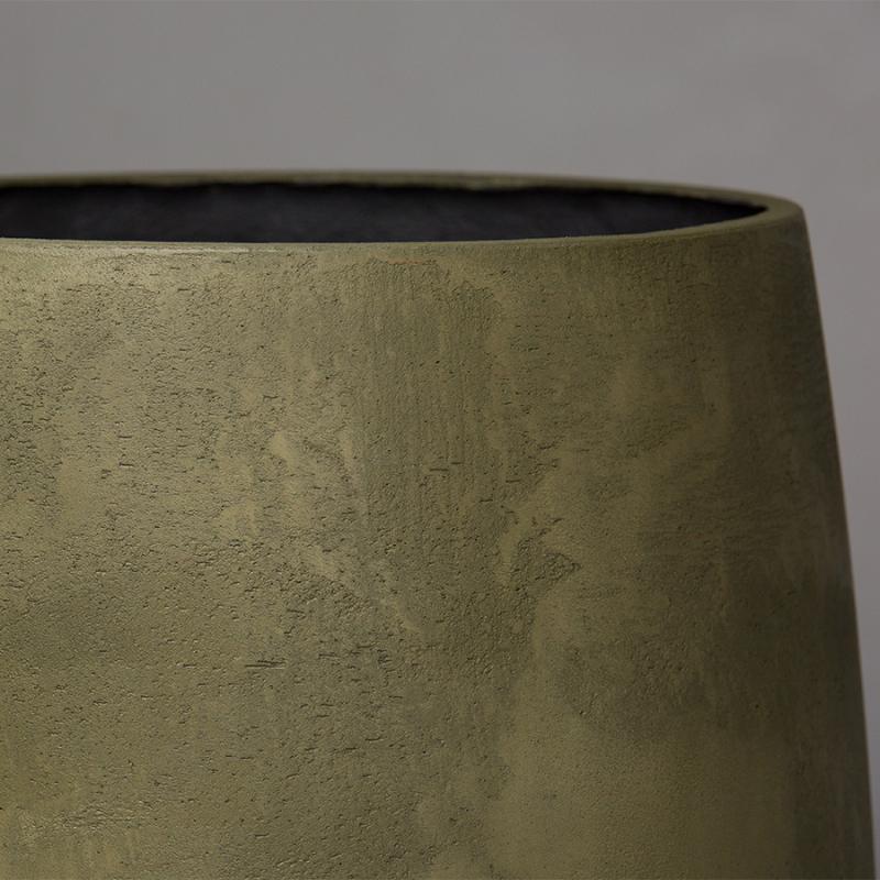 Кашпо Concretika Кратер D60 H50 Avocado Green фото 2