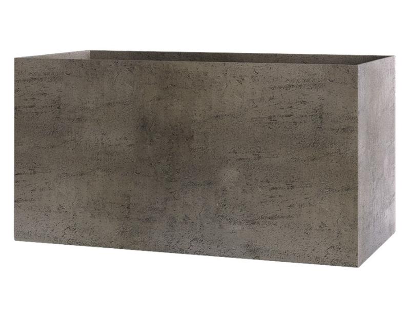 Кашпо Concretika Balcony 40x15x15 Смоки грей фото 1