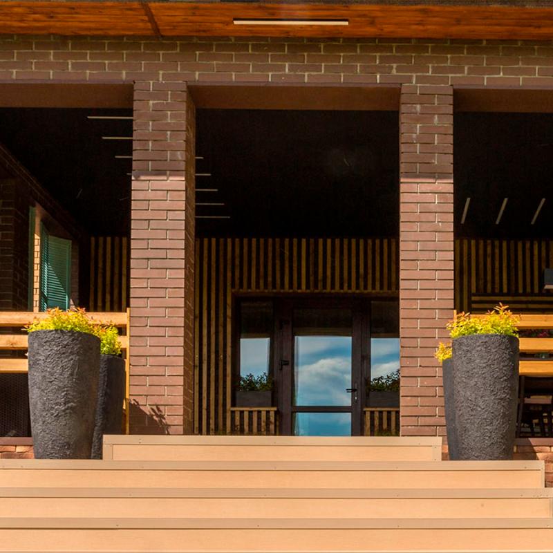 Кашпо Concretika Боул D80 H45 Black Max фото 4