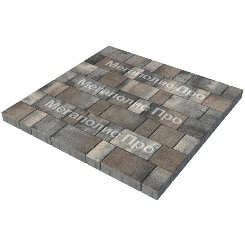 Тротуарная плитка Выбор Старый город Листопад 1Ф.8 80 мм Старый замок фото 2