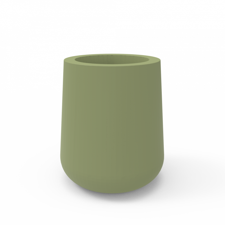 Кашпо Berkano Grace planter 75 Olive green фото 1
