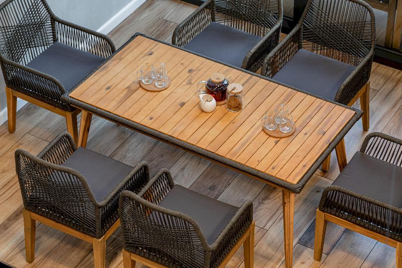 Комплект Chloe с кофейным столом Royal Family из дерева, цвет серый фото 2