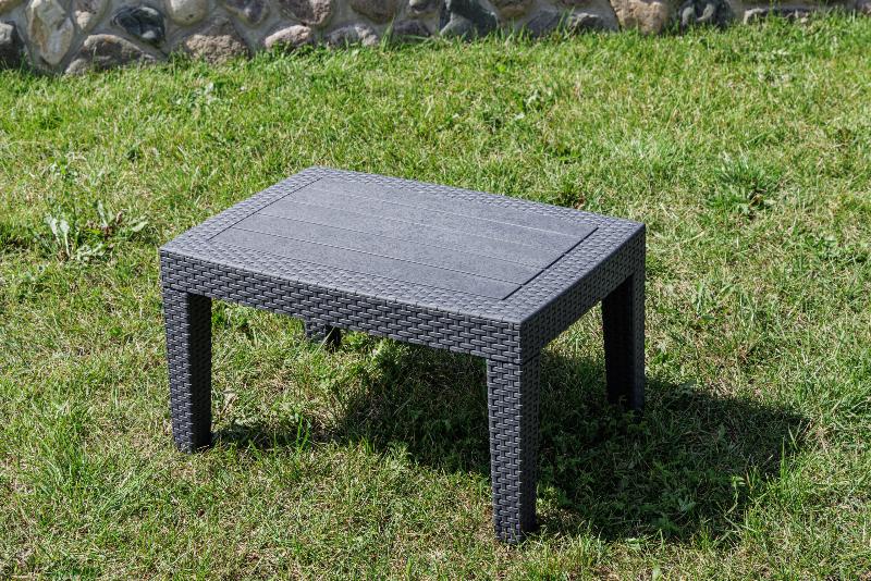 Лаунж стол Lana Royal Family из пластика, цвет графит фото 4