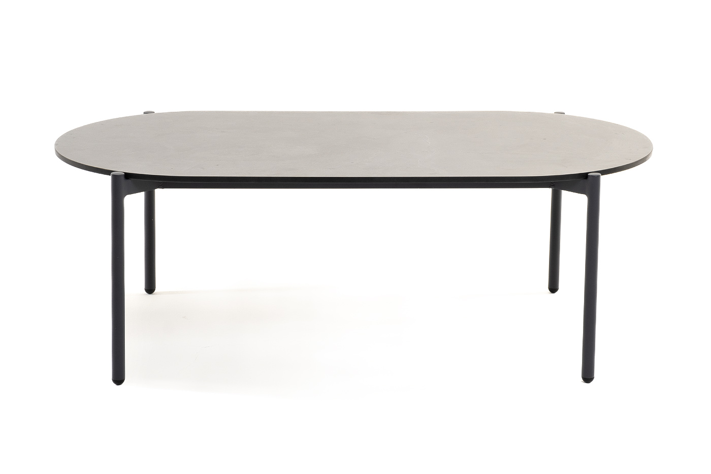 Диего журнальный стол из HPL 120х60 H40, каркас темно-серый (RAL7024), цвет серый гранит фото 4