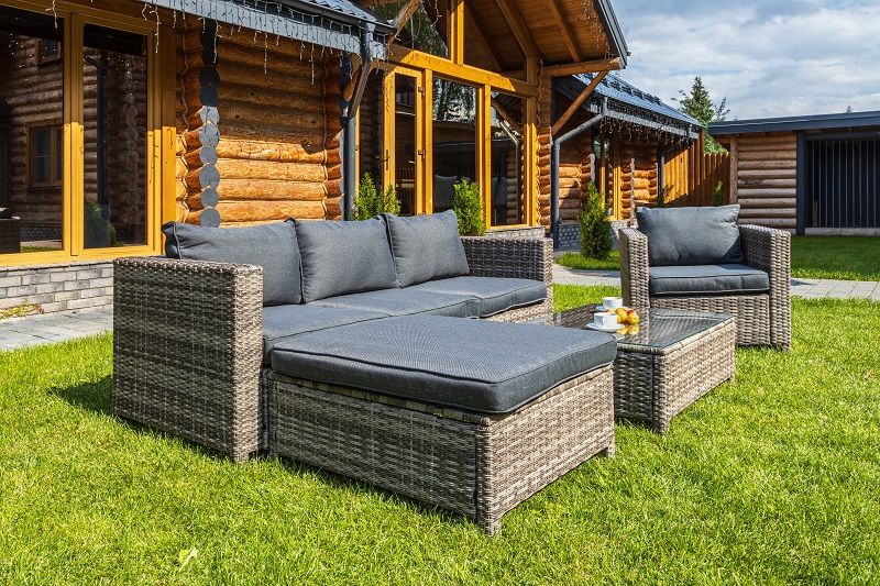 Комплект мебели Grand Vicky Royal Family из искусственного ротанга, цвет серый фото 1