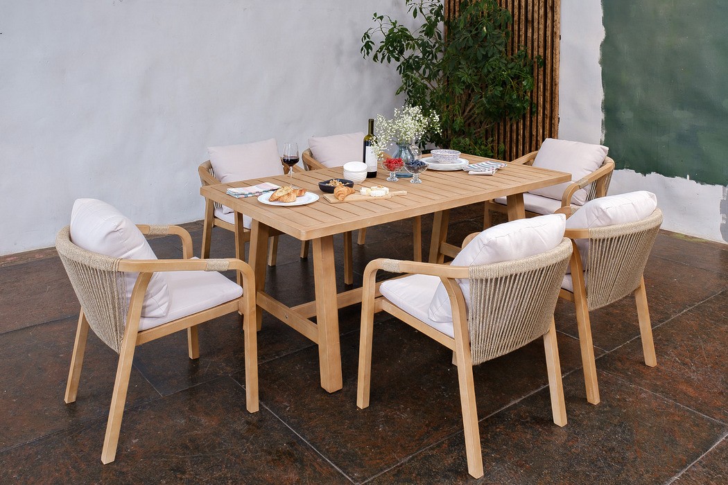Обеденная группа из акации RIMINI M со столом 170 см Joygarden фото 3