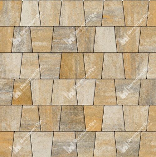 Тротуарная плитка Braer СТАРЫЙ ГОРОД ВЕЙМАР 60 мм Colormix Песчаник фото 1