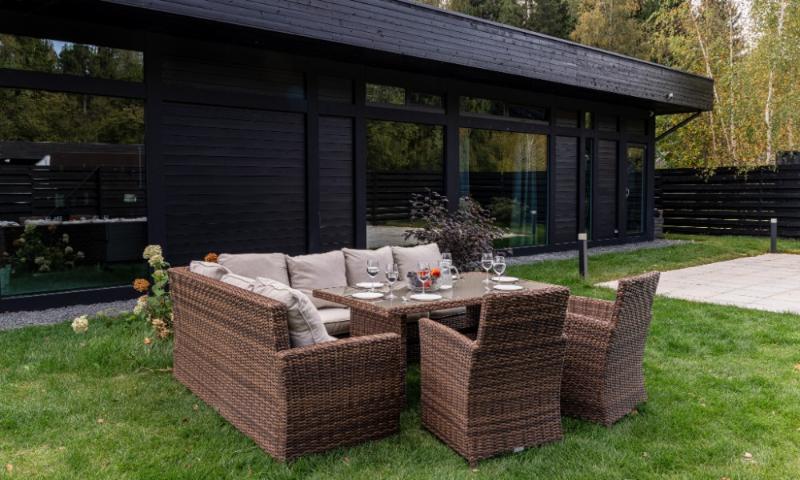 Угловой комплект Zorro Plus Double Royal Family из искусственного ротанга, цвет коричневый фото 3