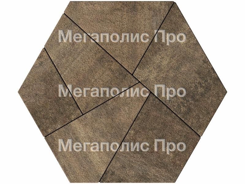 Тротуарная плитка Выбор Оригами Б.4.Фсм.8 80 мм Листопад Гранит Шелковица фото 3