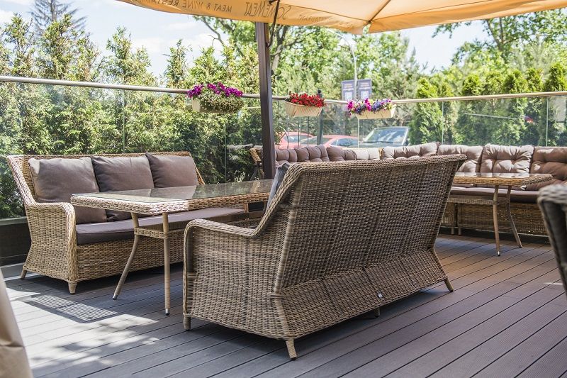 Обеденная группа Кортадо 4SIS из искусственного ротанга, цвет соломенный фото 7