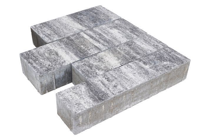 Тротуарная плитка Выбор Паркет мультиформатный Б.9.Псм.8 80 мм Листопад Кварцит фото 3