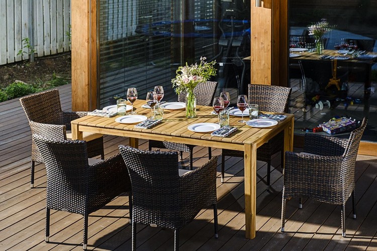 Обеденный комплект AURA 170 см на 6 персон с креслами Joygarden фото 4