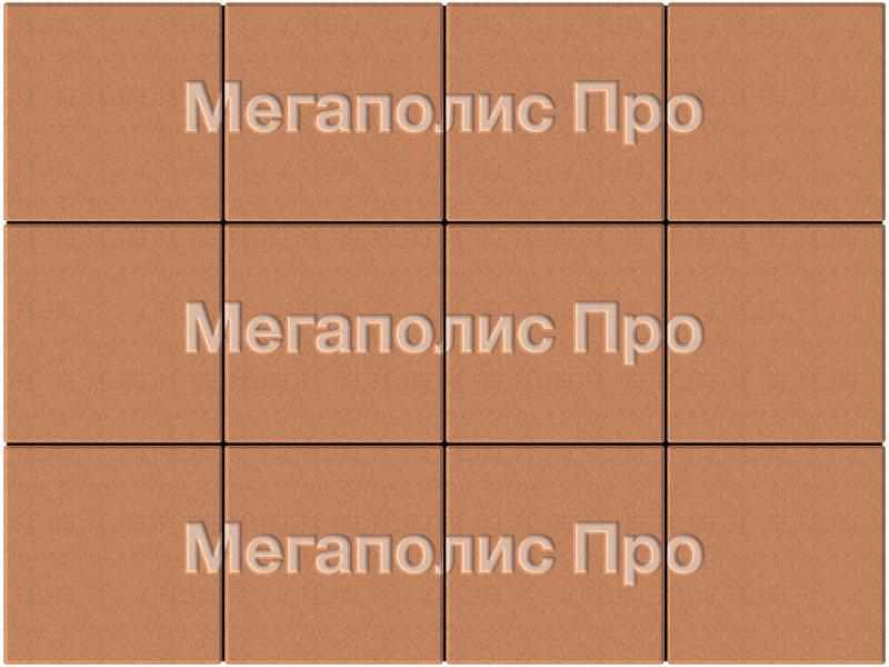 Тротуарные плиты Выбор Квадрат Б.1.К.8 300х300х80 мм Стандарт Оранжевый фото 4