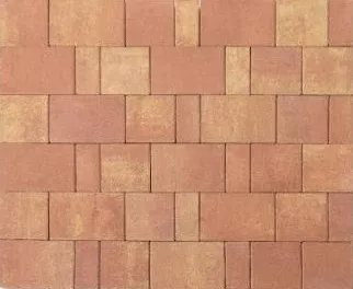Тротуарная плитка Braer Старый Город Ландхаус 60 мм Colormix Рассвет
