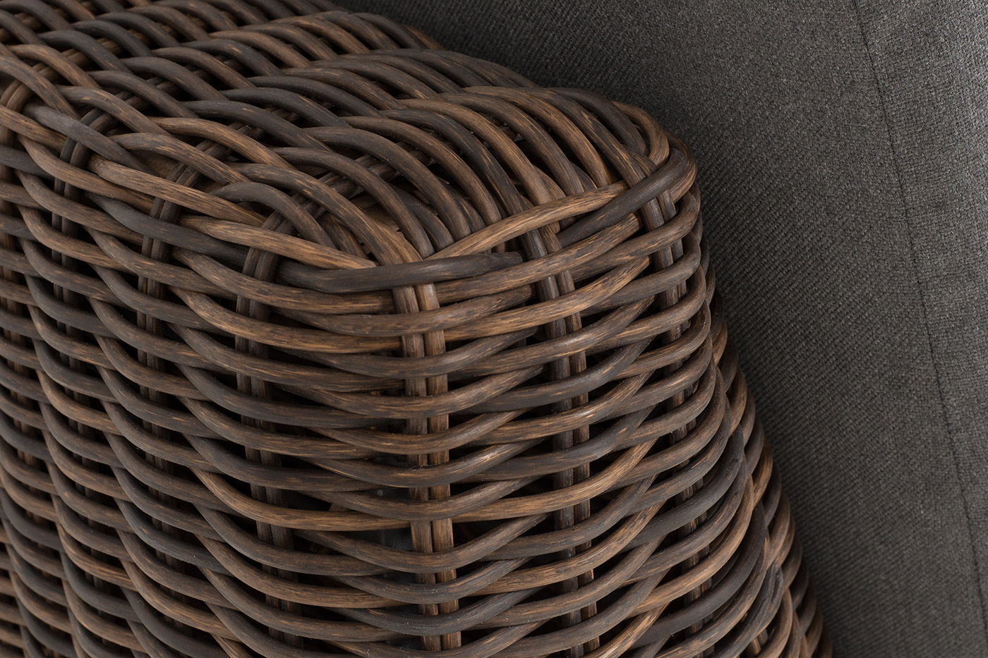 Капри модуль диванный угловой с подушками, цвет коричневый фото 6