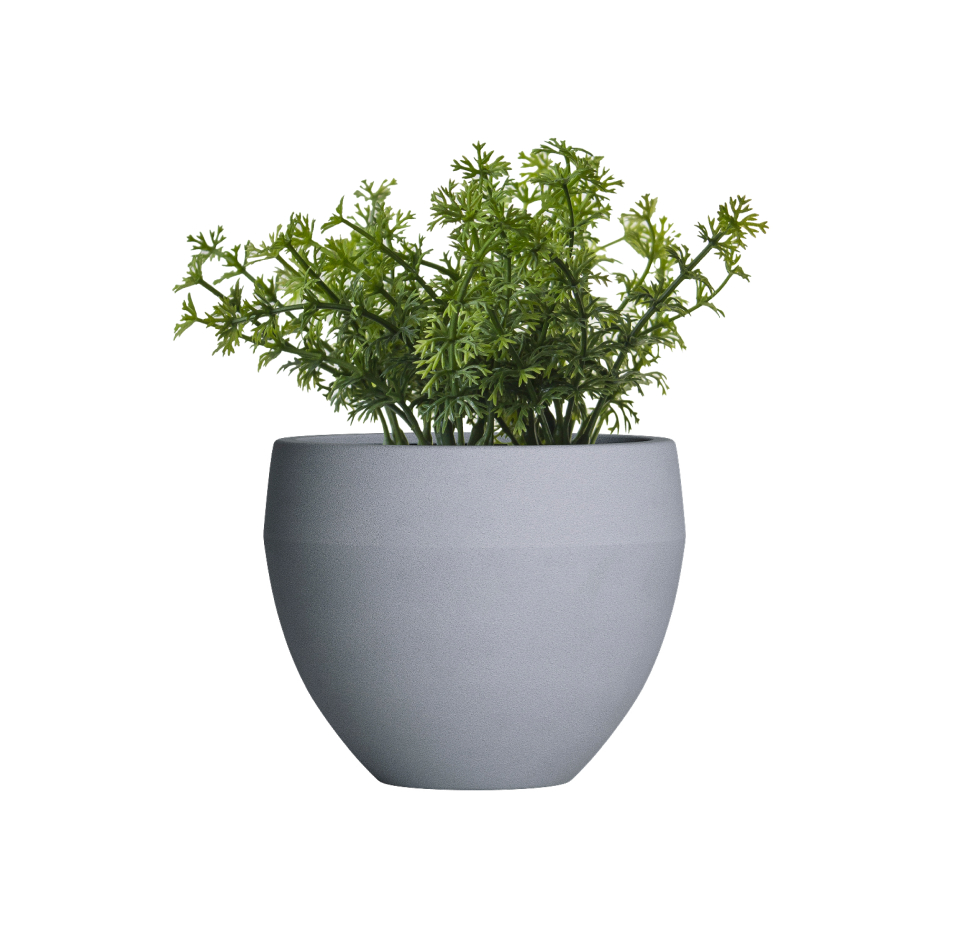 Кашпо TERRAFAKTURA Гира D40x34 Арктик Грей фото 1