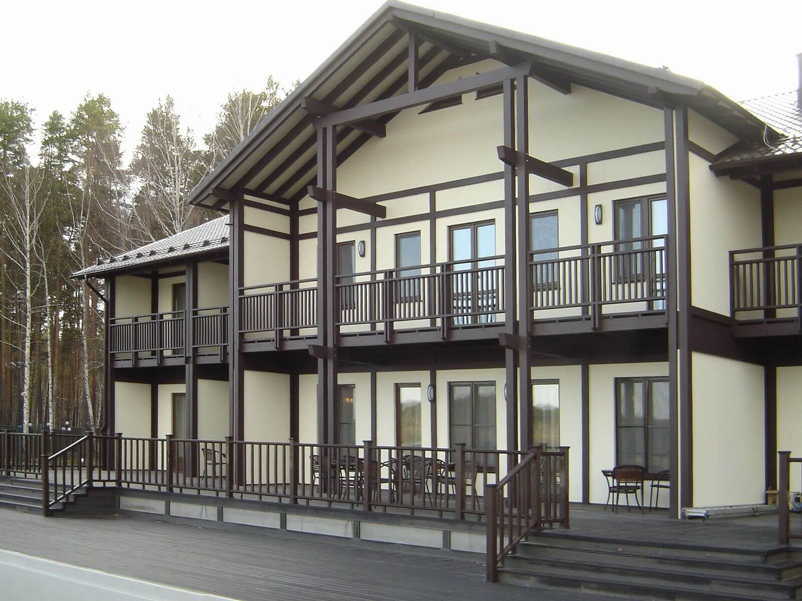 Перила ограждения Экодэк Спирит 90х45 мм, цвет Шоколад фото 5