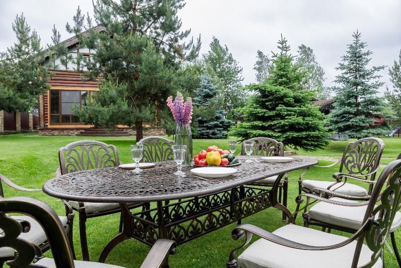 Обеденный комплект Wilhelm Royal Family из алюминия на 8 персон фото 4