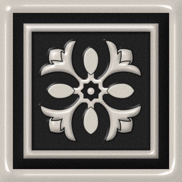 Керамогранитная плитка Estima Декоративная вставка Venezia Grey 5,8x5,8 неполированный фото 1