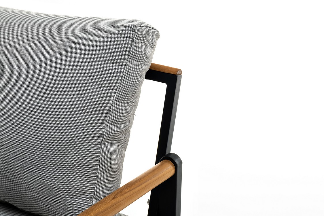 Диван из алюминия MAYA 2-х местный темный графит Joygarden фото 5