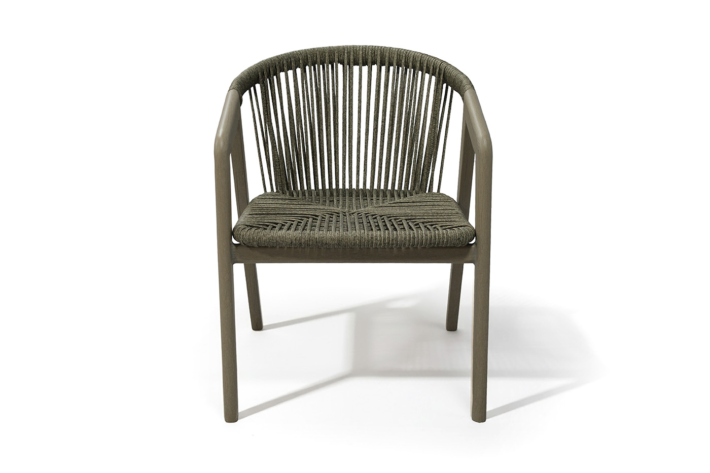 Будапешт стул из искусственного ротанга, цвет серый фото 2