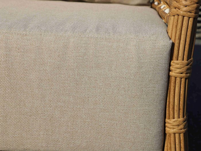 Лаунж-Зона Валенсия 4SIS из искусственного ротанга, цвет соломенный фото 2