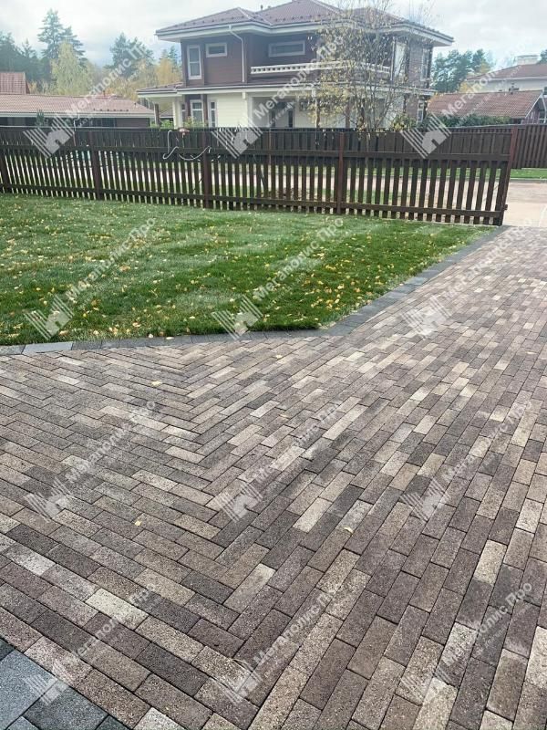 Тротуарная плитка Выбор Паркет Б.4.П.6 Листопад Гранит Хаски фото 4